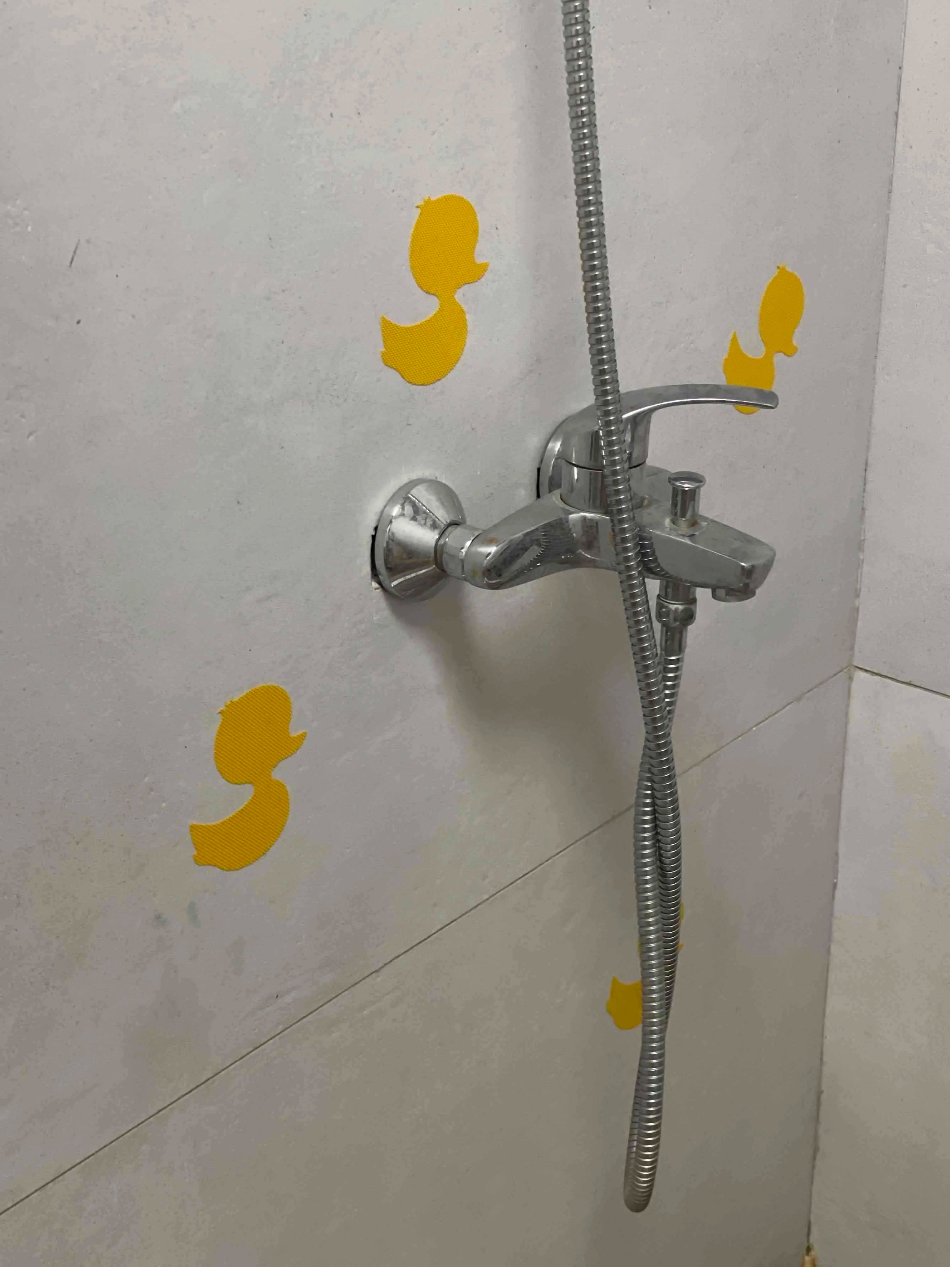 10pcs Duck Design Anti-slip Shower Tread Sticker Bathtub Non-slip Tape For Children's floor Stairs Steps Bathroom