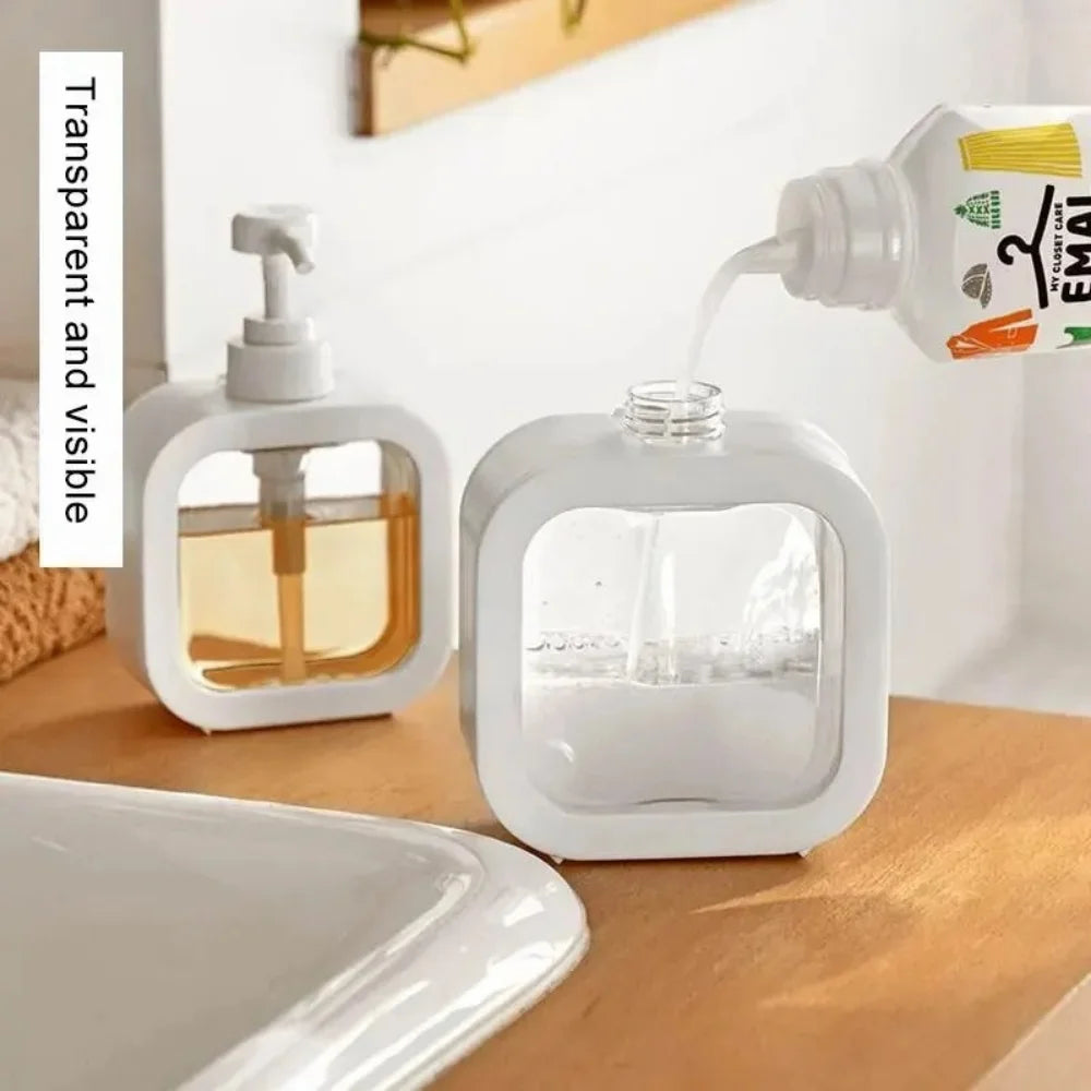 Press-type Portioning Bottles Bathroom Soap Dispensers Refillable Lotion Shampoo Shower Gel Holder Portable Travel Dispensers