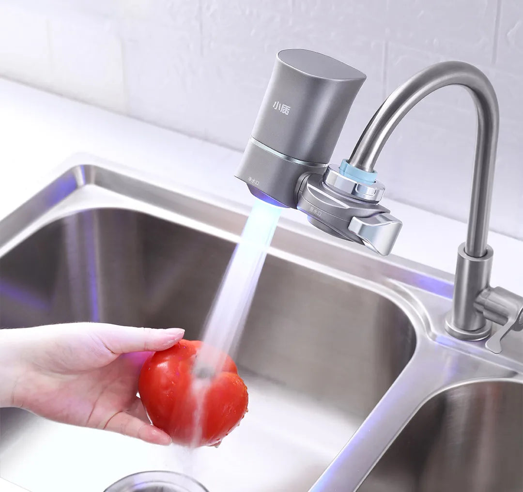 New Youpin Water-power Sterilization Faucet Water Purifier Ultraviolet Deep Sterilization 6-stage Fine Filtration