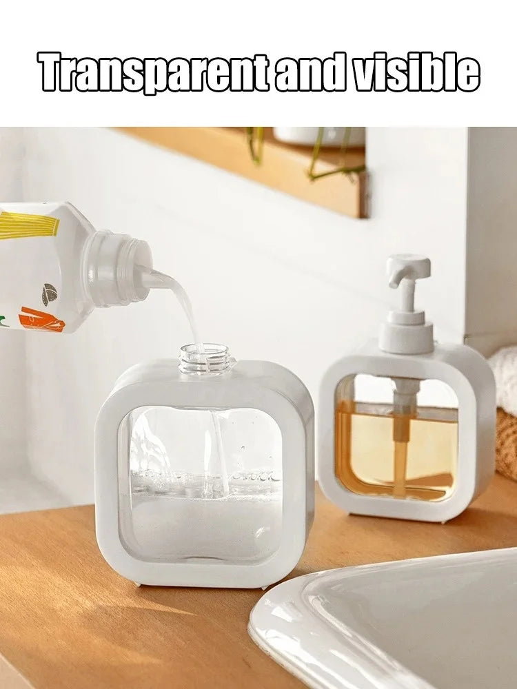 Press-type Portioning Bottles Bathroom Soap Dispensers Refillable Lotion Shampoo Shower Gel Holder Portable Travel Dispensers