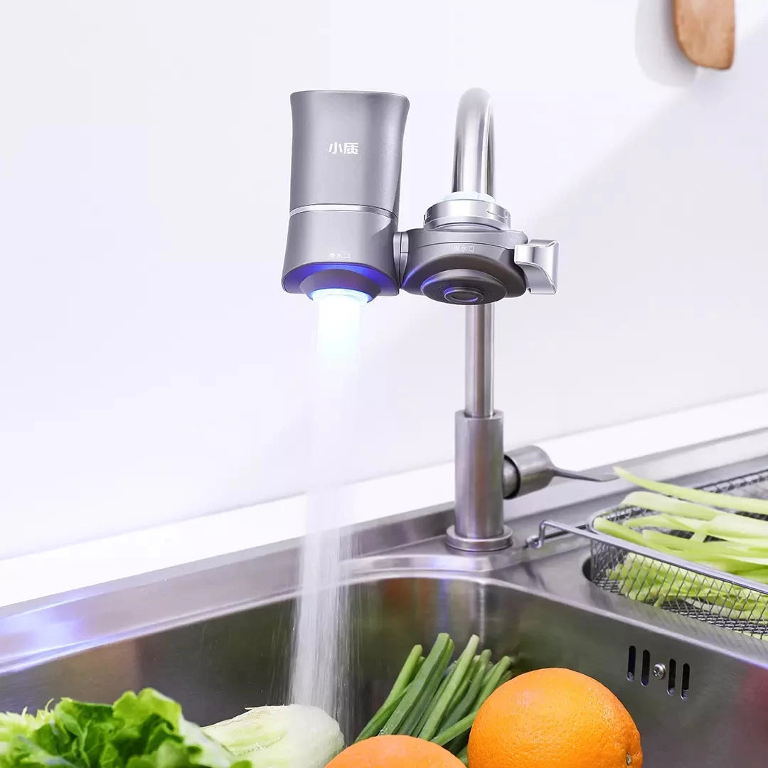 New Youpin Water-power Sterilization Faucet Water Purifier Ultraviolet Deep Sterilization 6-stage Fine Filtration