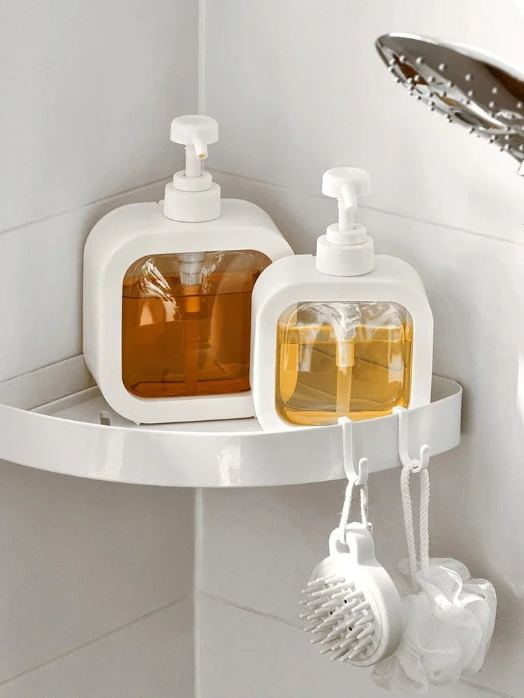 Press-type Portioning Bottles Bathroom Soap Dispensers Refillable Lotion Shampoo Shower Gel Holder Portable Travel Dispensers