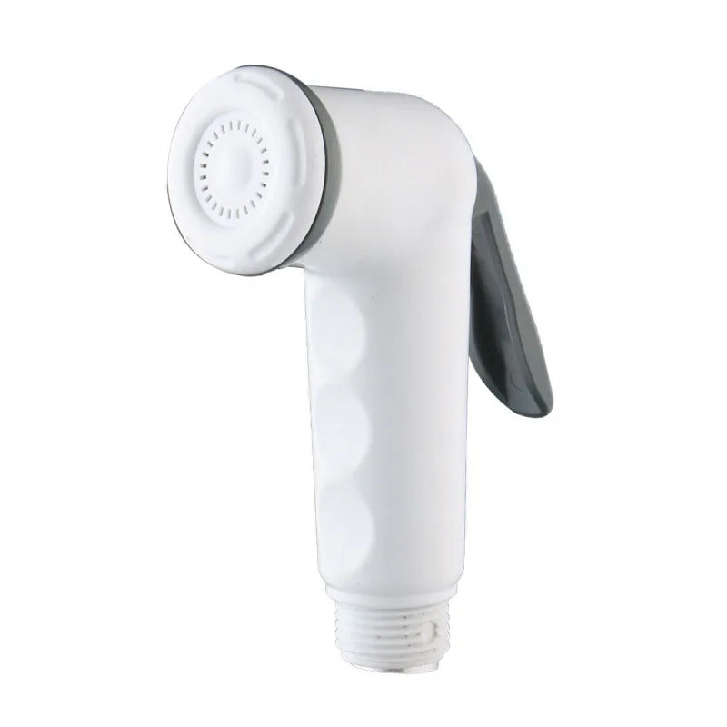 White Plastic Toilet Bidet Spray Gun Two Modes Cleaners Shower Head Sprinklers Flushing Sprayer Head Toilet Bathroom Accessories