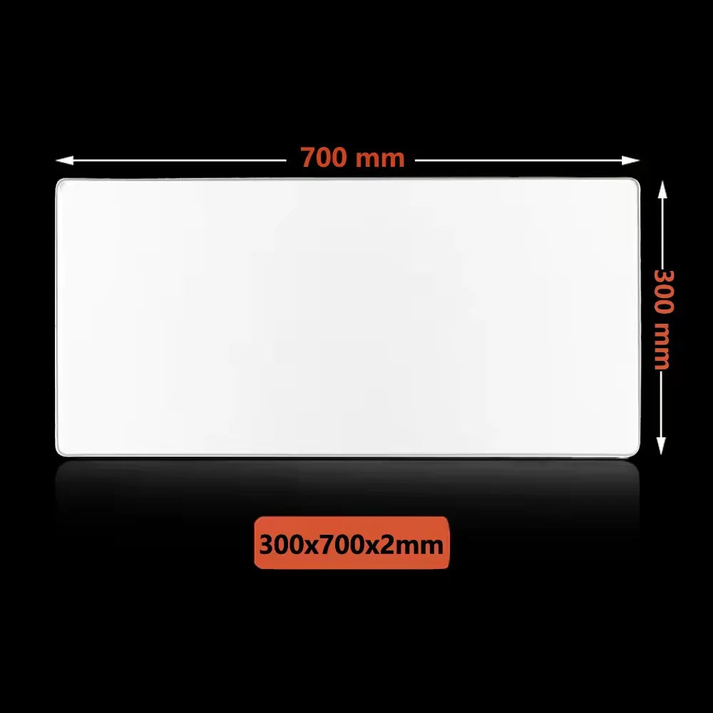 XXL White Mouse Pad Gaming Accessory Stitched Edges Long Deskmats HD Computer Extended Non-Slip Keyboard Mat for Laptop Mousepad