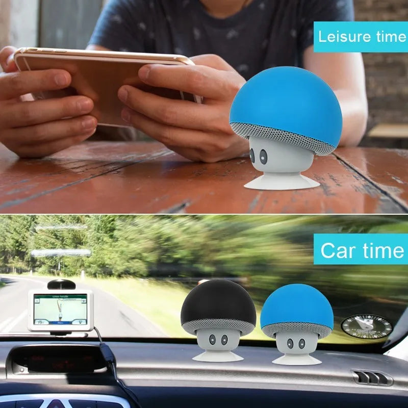 High Quality Wireless Bluetooth Speaker 30ft Wireless Range Subwoofer With Suction CupSuitable for Cycling Picnic Outdoor