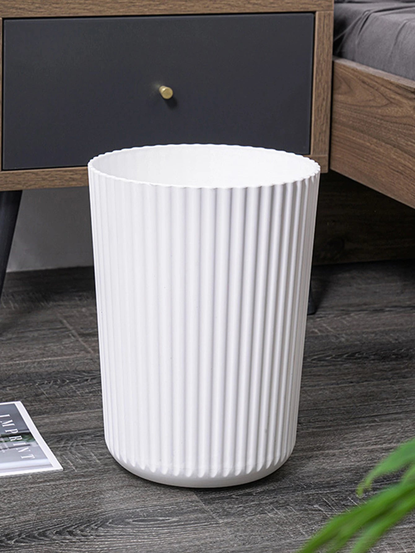 Home Trash Can Desktop Wastebasket High Capacity Bathroom Toilet Garbage Cube Garbage Recycle Bin Kitchen Food Waste Disposal