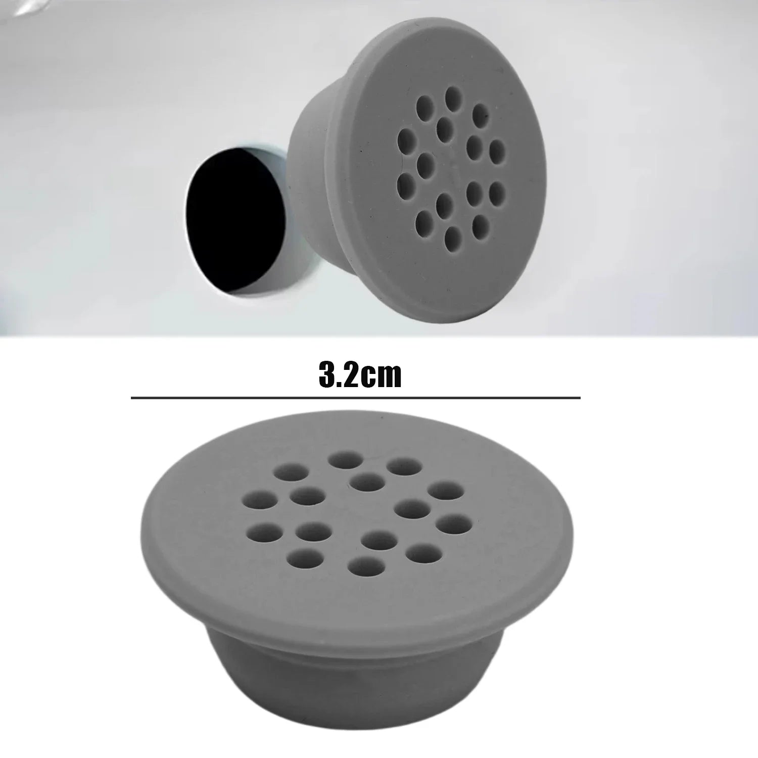 Silicone Sink Hole Overflow Cover Odor-proof Bathroom Wash Basin Seal Stopper Replacement Bathtub Drain Cap Plug Hair Filter