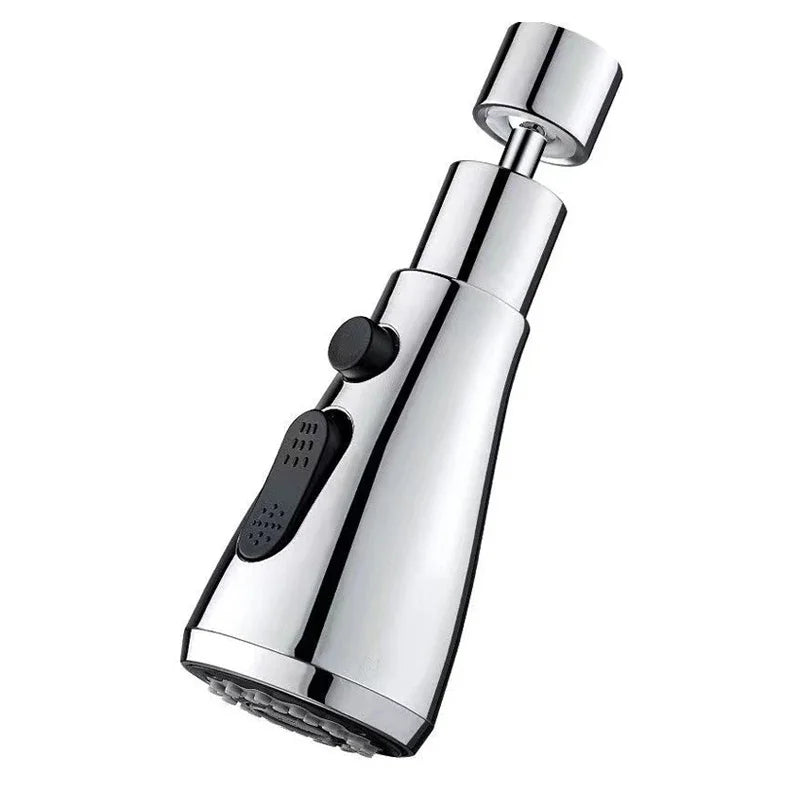 1pc Faucet Extender Metal Alloy,Three Modes,Head Water Saver Home Extended Shower Spray Filter