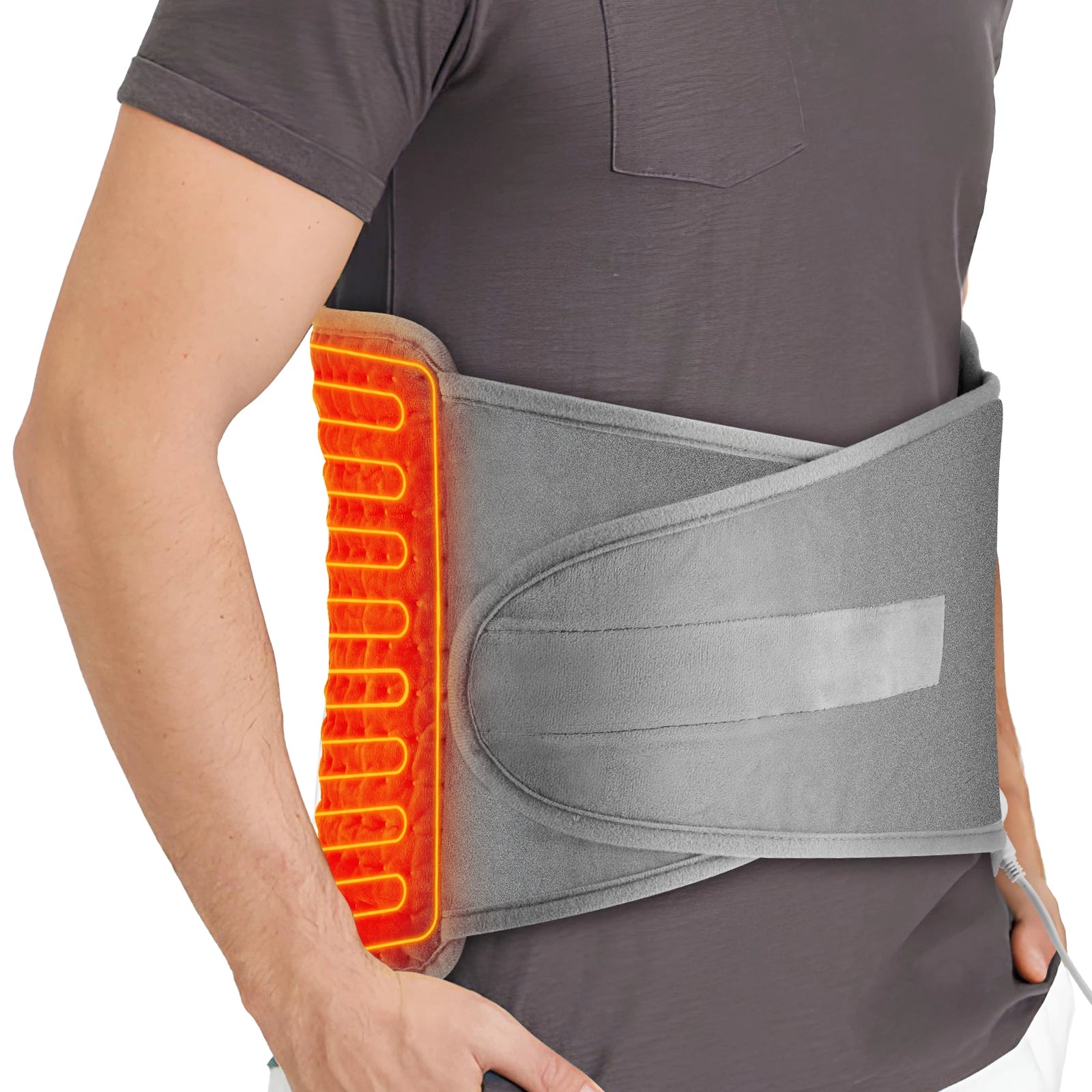 Electric Heating Pad for Back Portable Heater Period Cramps Care Shoulder Abdomen Legs Warming Blanket Office Home Camping Mat
