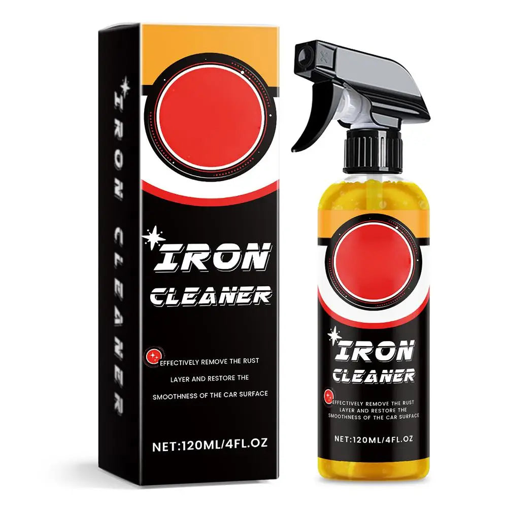 Rust Remover Spray 120ml Car Iron Remover Spray Long-lasting Auto Detailing Cleaner Automobile Maintenance Supplies For Bod N2O2
