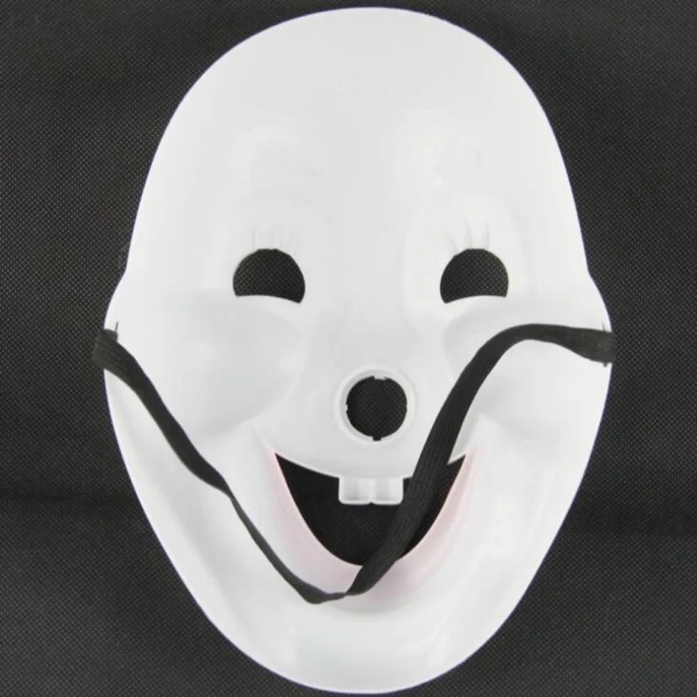 Ghost Dress Up Red Nose Halloween Clown Mask Funny Scary Clown Makeup Mask PVC Happy Clown Costume Cosplay Event