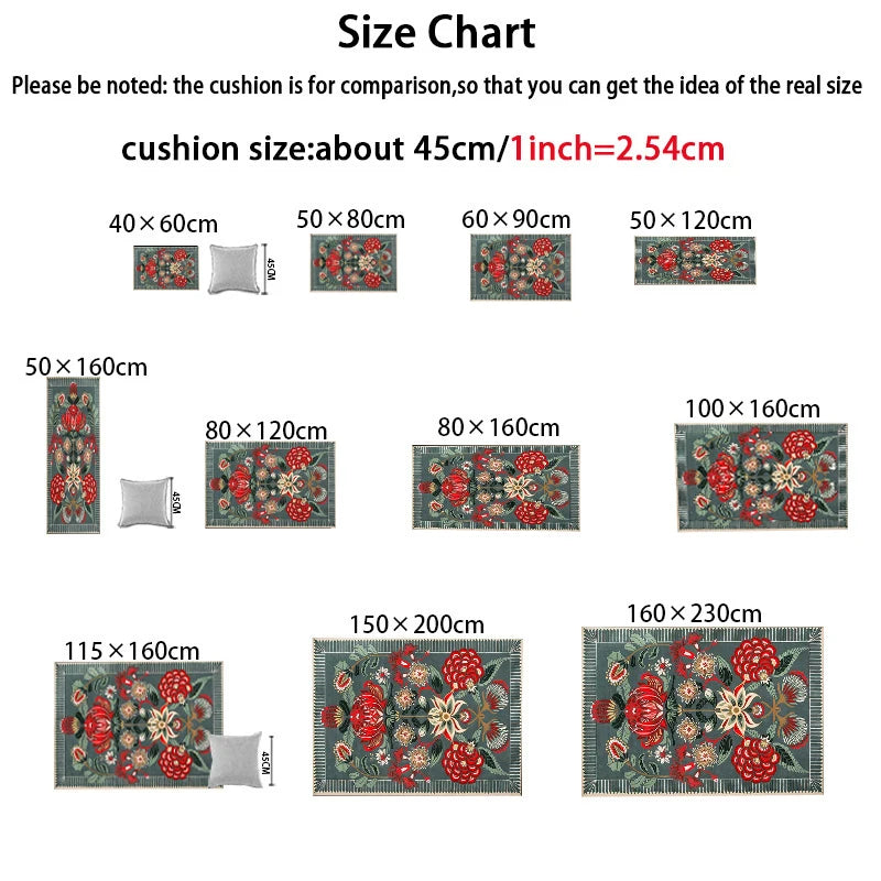 VIKAMA 2pcs Halloween Kitchen Carpet, Indoor And Outdoor Welcome Doormat, Bedroom And Living Room Floor Mat, Home Decoration
