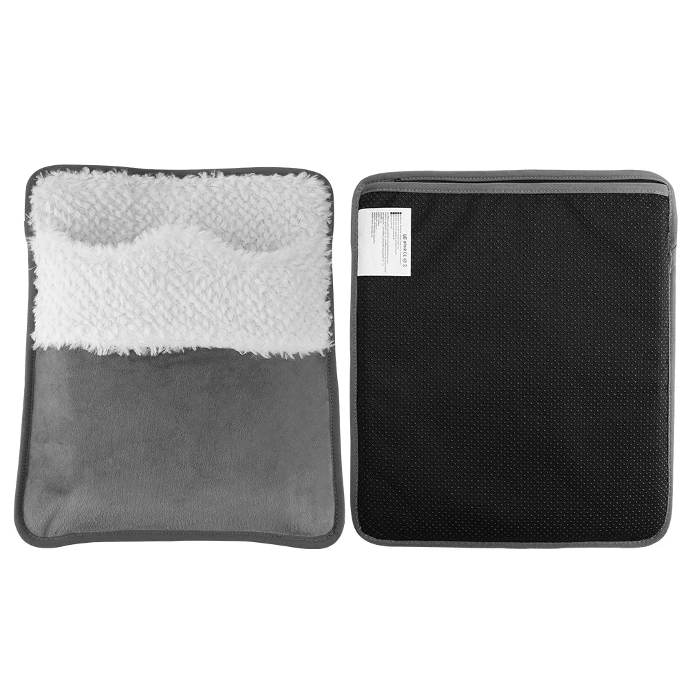 USB Charging Electric Foot Warmer Heater Bag Washable Soft Plush Foot Warming Mat Winter Heating Pad Non-Slip Foot Warmers