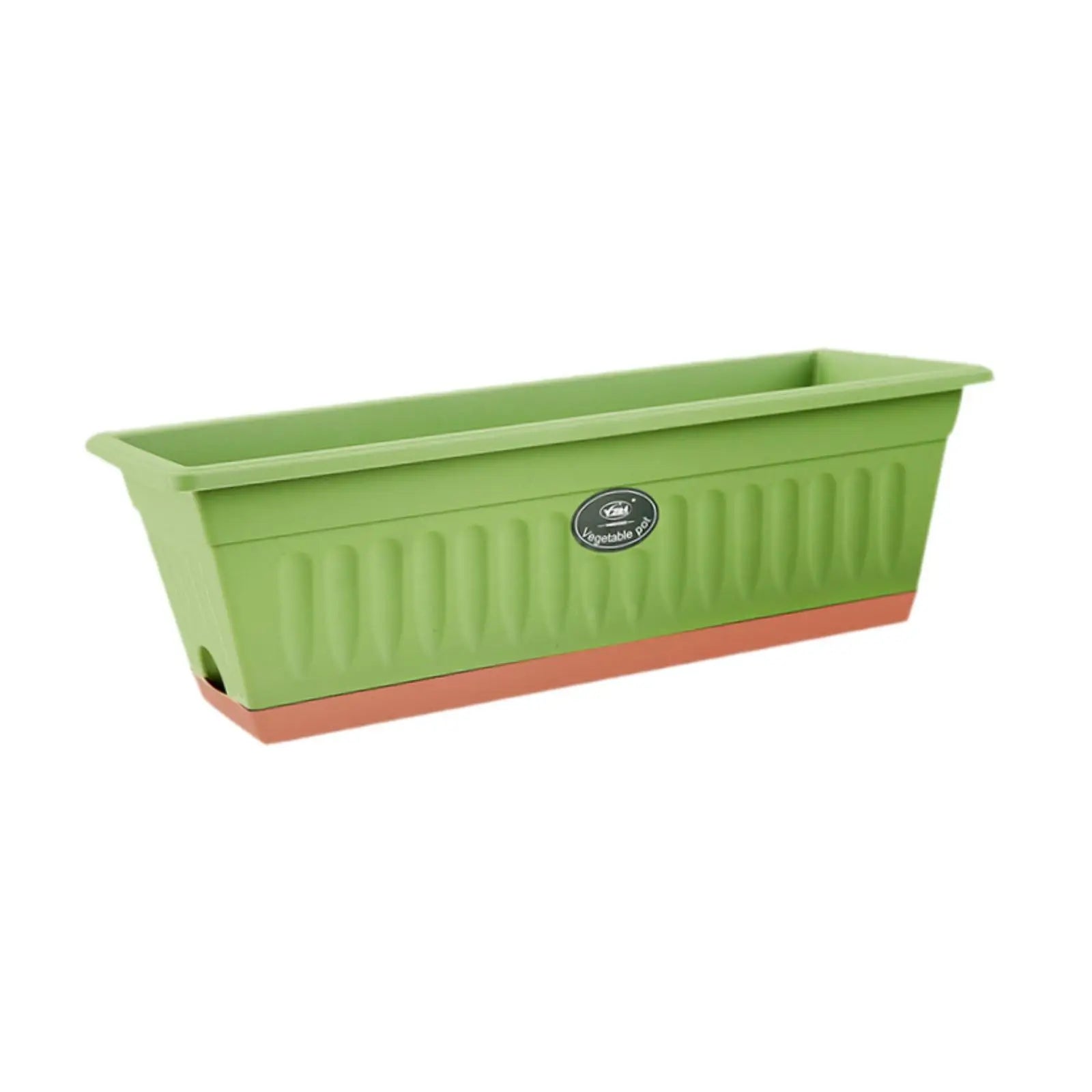 PP Flower Box Plant Pot with Tray Windowsill Planter 50x19x16cm Rectangle with
