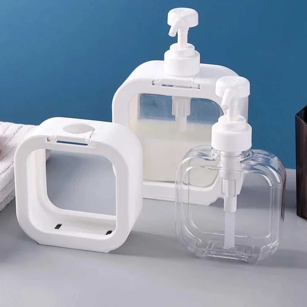 Press-type Portioning Bottles Bathroom Soap Dispensers Refillable Lotion Shampoo Shower Gel Holder Portable Travel Dispensers