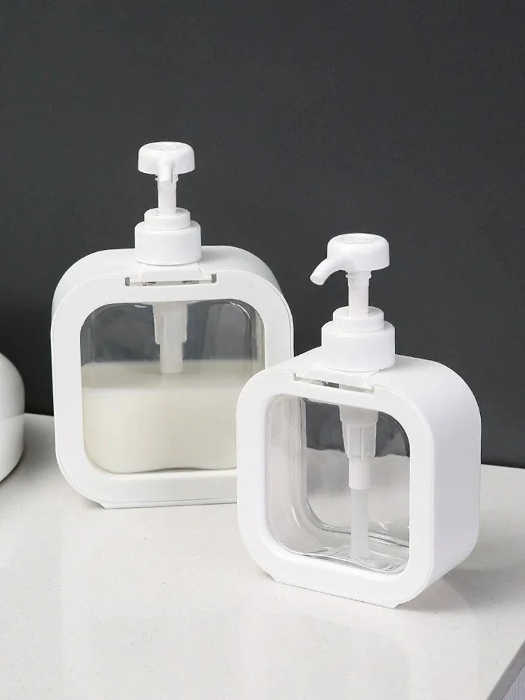 Press-type Portioning Bottles Bathroom Soap Dispensers Refillable Lotion Shampoo Shower Gel Holder Portable Travel Dispensers