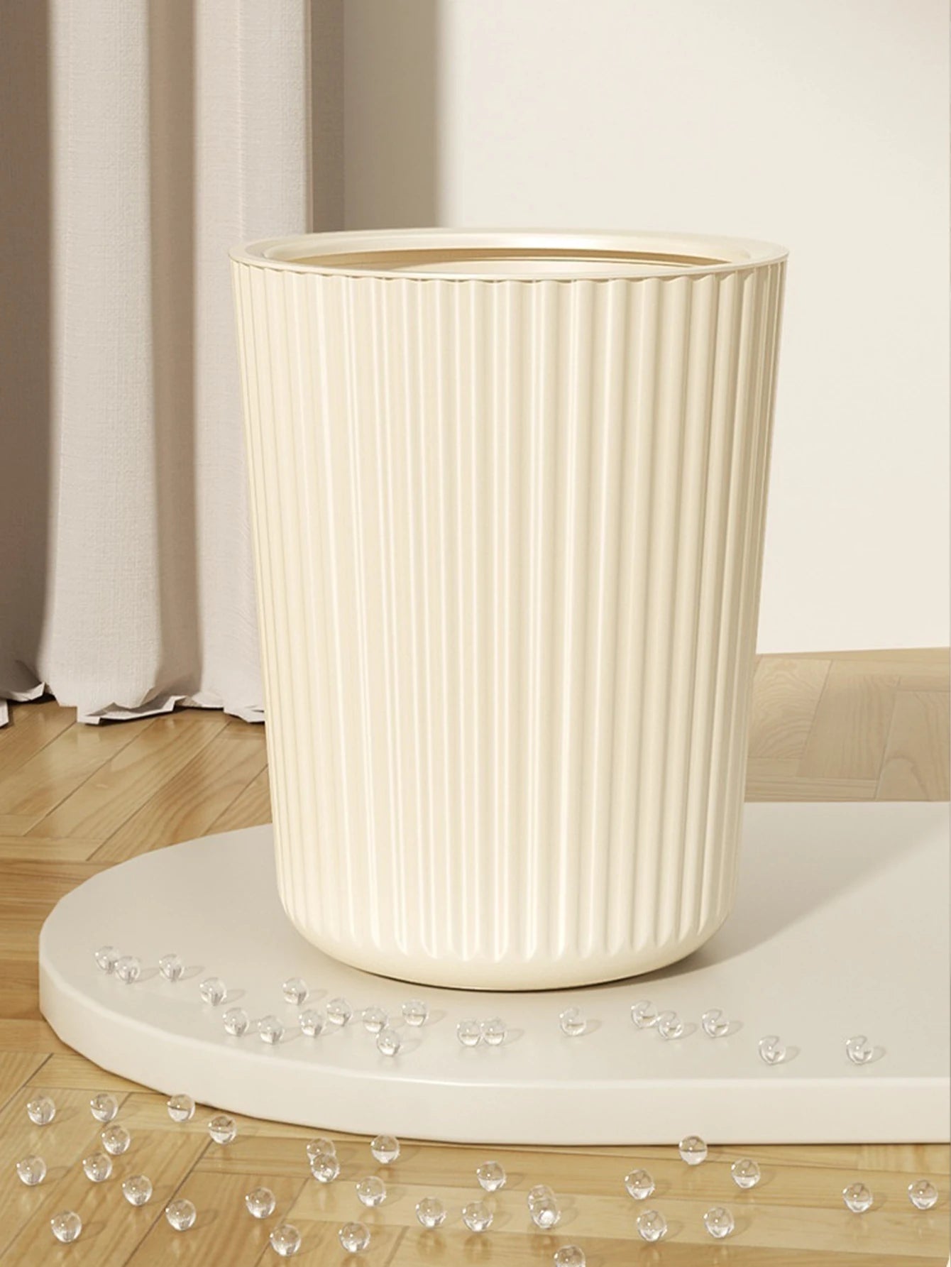 Home Trash Can Desktop Wastebasket High Capacity Bathroom Toilet Garbage Cube Garbage Recycle Bin Kitchen Food Waste Disposal