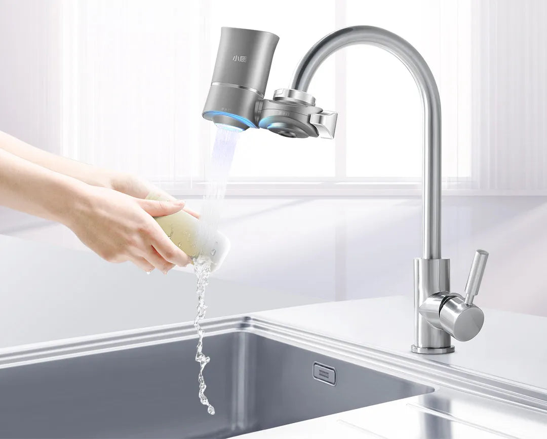 New Youpin Water-power Sterilization Faucet Water Purifier Ultraviolet Deep Sterilization 6-stage Fine Filtration