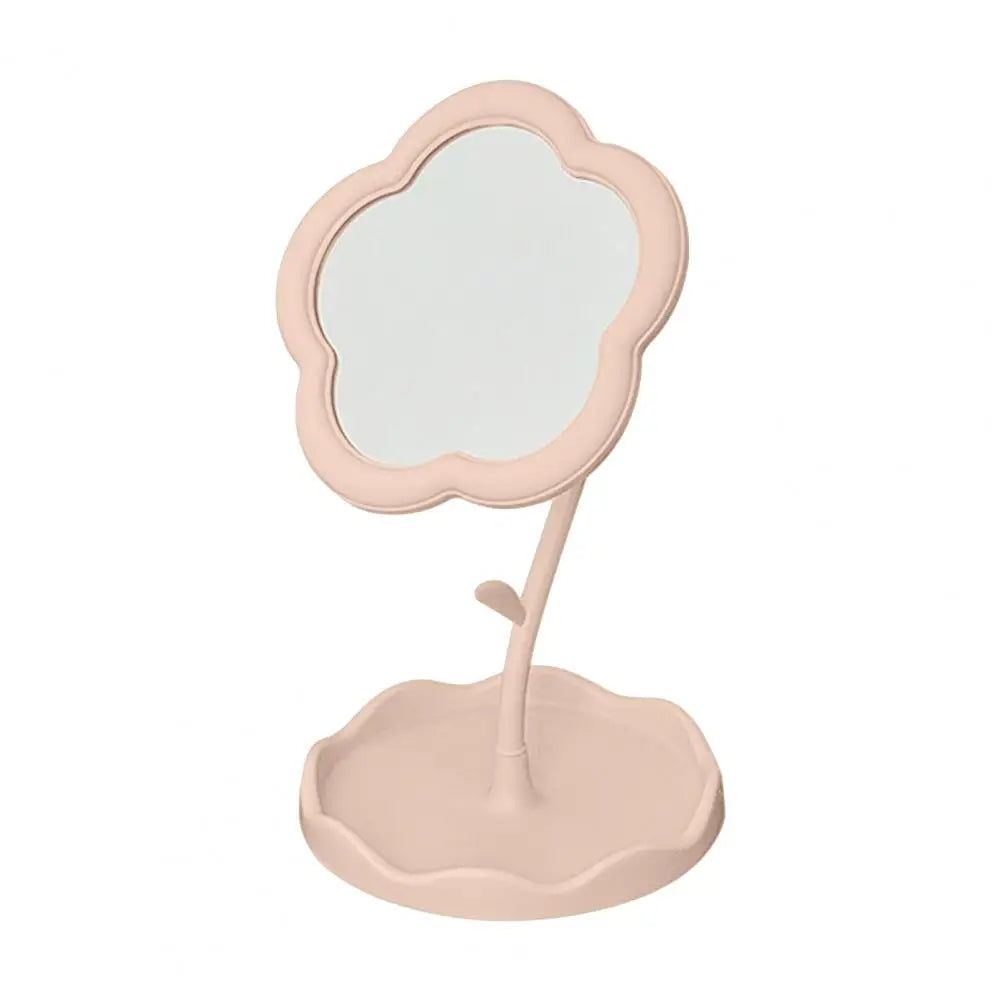 Desktop Makeup Mirror Dormitory Bedroom Rotating Make Up Mirror Sunflower Shaped Looking Glass Home Decoration Dressing Glass