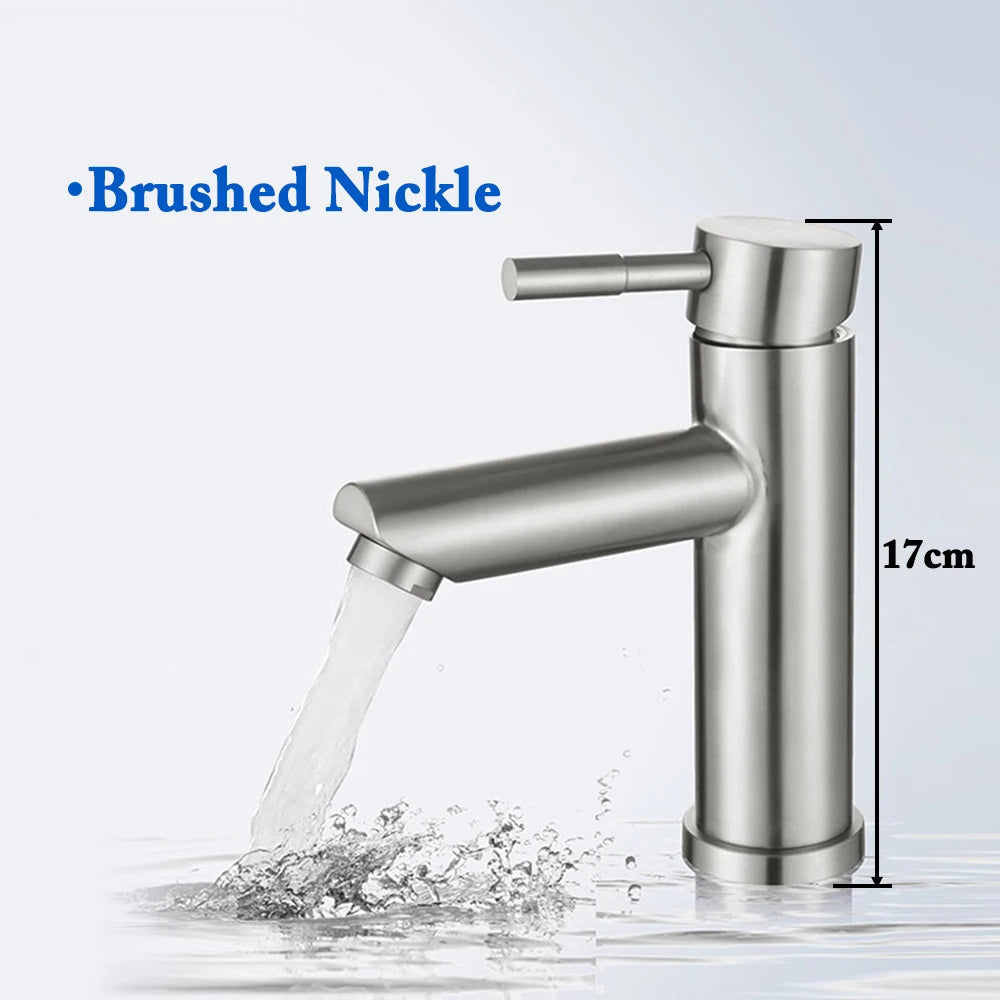 Basin Sink Bathroom Faucet Deck Mounted Hot Cold Water Basin Mixer Taps Matte Black Lavatory Sink Tap Crane(hose not include)