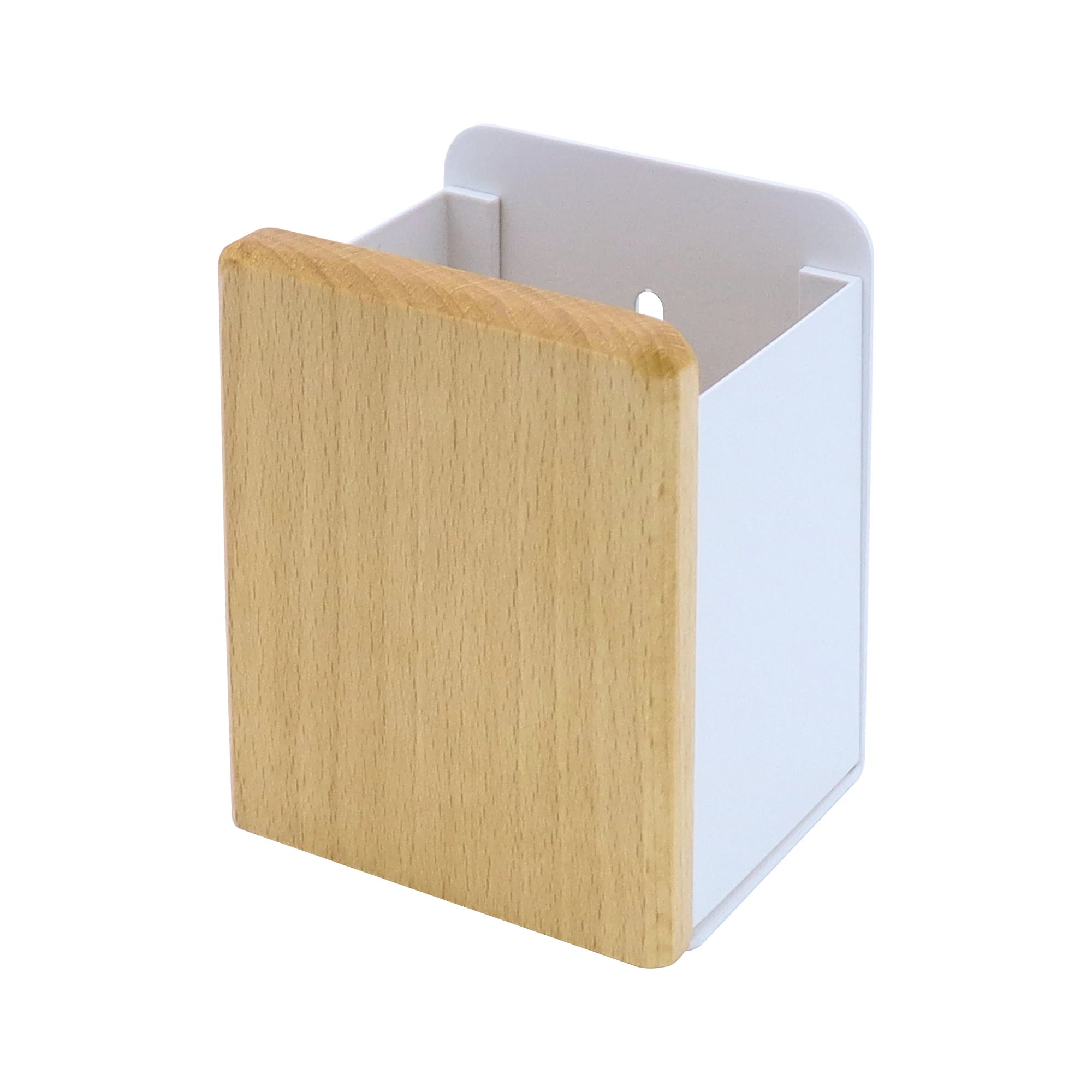 Solid wood Bathroom Storage Rack Punch-free installation Wall mounting Can store toothbrush toothpaste comb and cosmetics