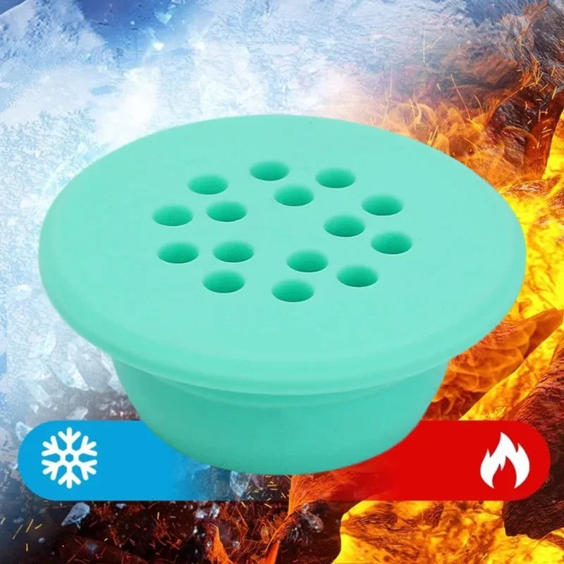 Silicone Sink Hole Overflow Cover Odor-proof Bathroom Wash Basin Seal Stopper Replacement Bathtub Drain Cap Plug Hair Filter