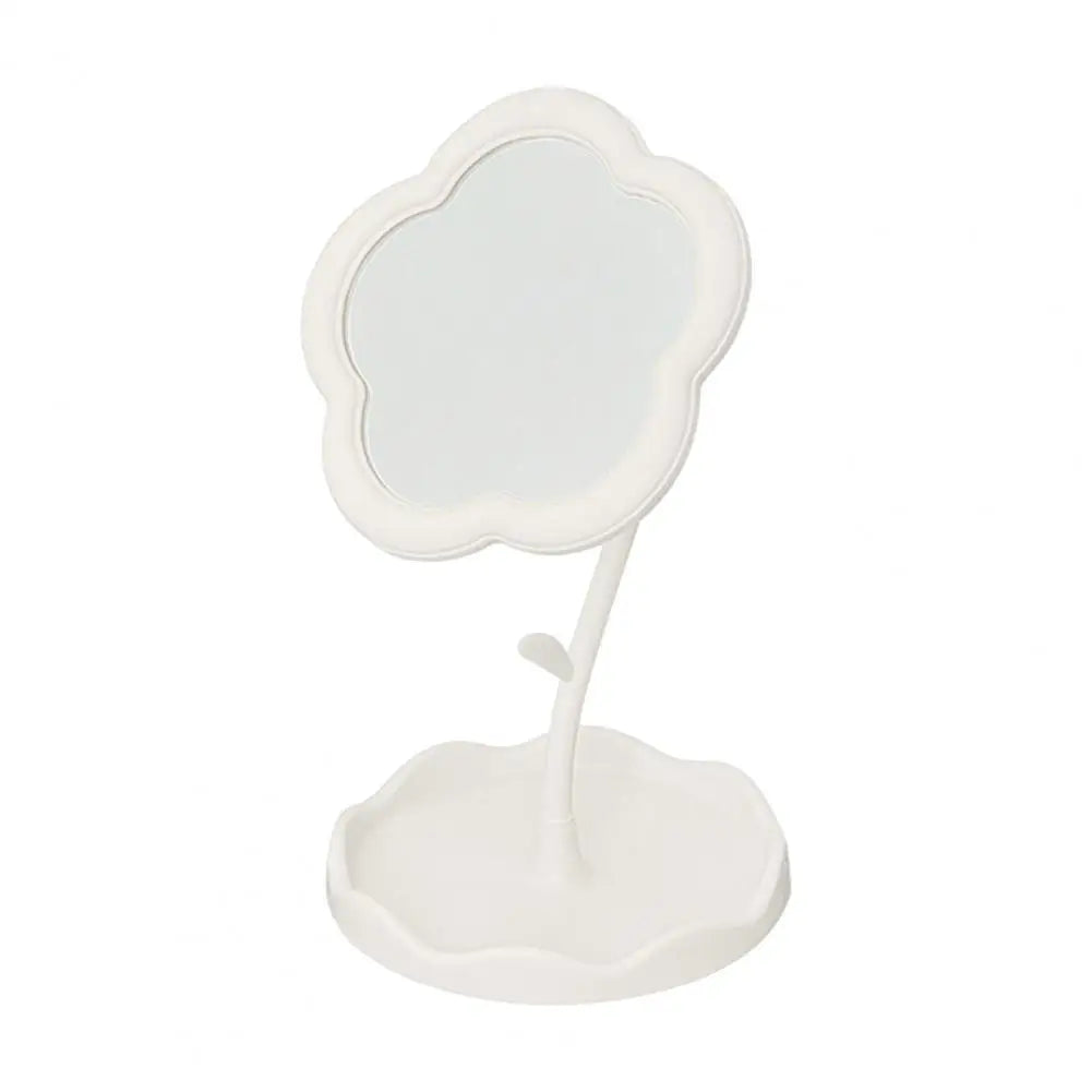 Desktop Makeup Mirror Dormitory Bedroom Rotating Make Up Mirror Sunflower Shaped Looking Glass Home Decoration Dressing Glass