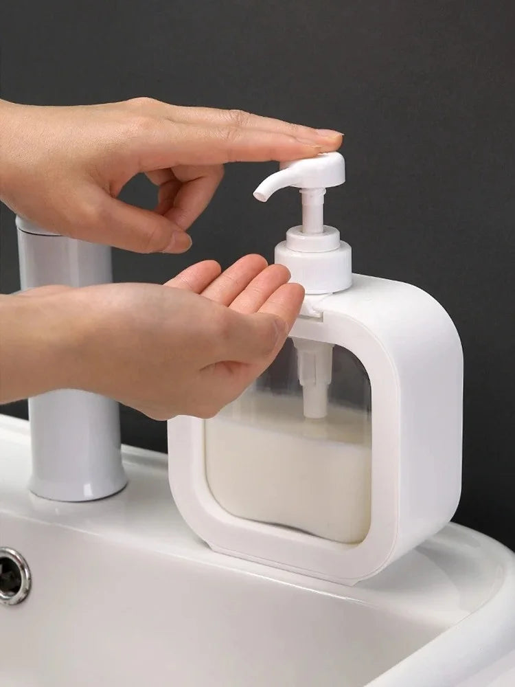 Press-type Portioning Bottles Bathroom Soap Dispensers Refillable Lotion Shampoo Shower Gel Holder Portable Travel Dispensers