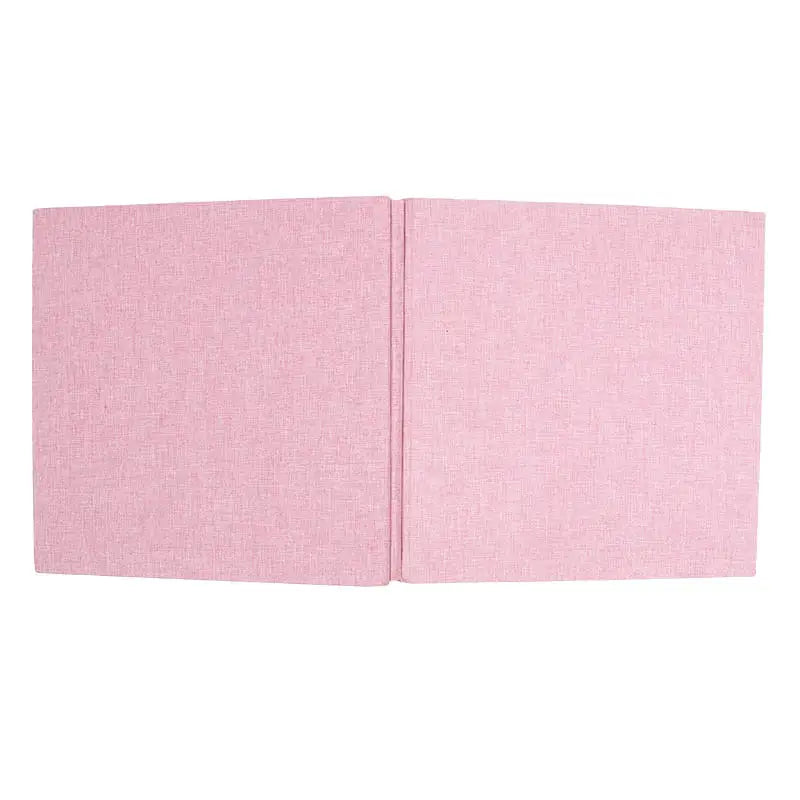 Linen Self-adhesive Film DIY Photo Album 16 Inch Solid Color 20 Page Family Wedding Anniversary Photo Collection Sticky Albums