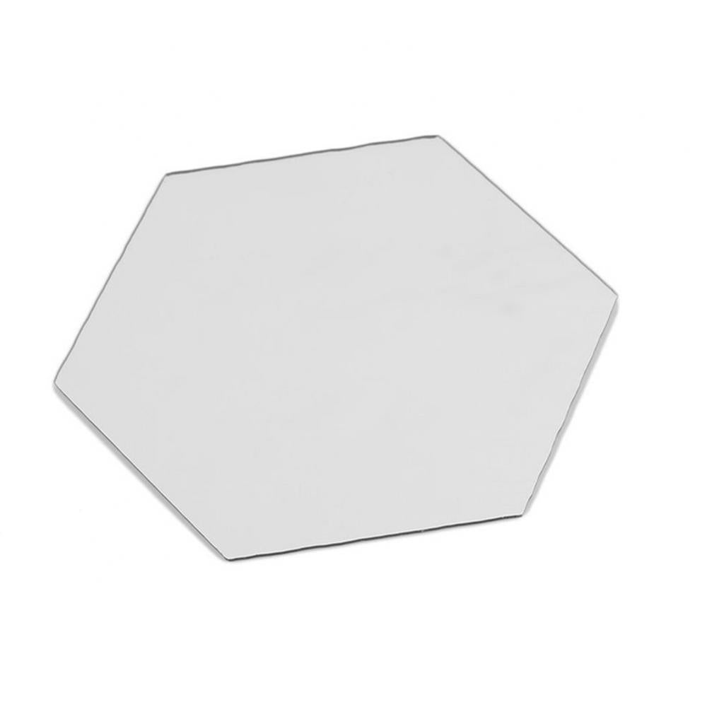 12Pcs Hexagonal Self Adhesive Mirror 3D Mirror Wall Sticker Home Decor Decorations DIY Removable Living Room Decal Art Ornaments