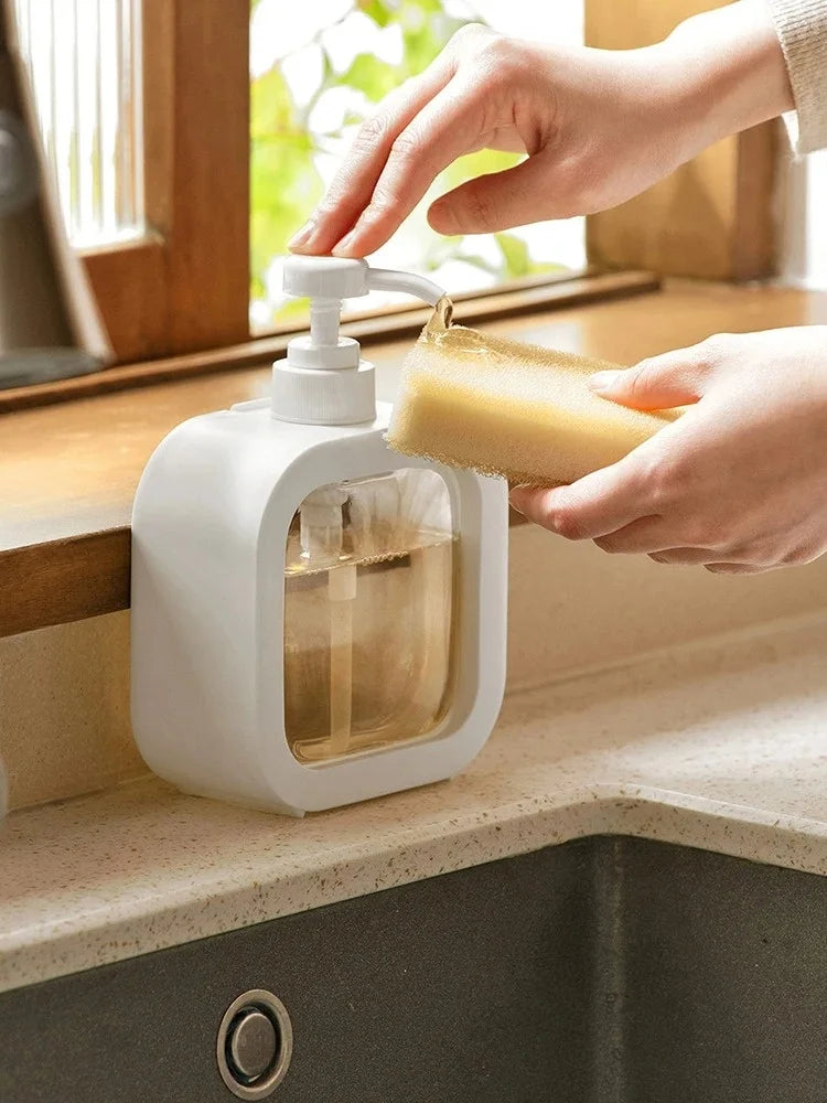 Press-type Portioning Bottles Bathroom Soap Dispensers Refillable Lotion Shampoo Shower Gel Holder Portable Travel Dispensers