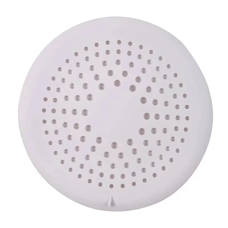 Shower Drain Hair Catcher Drain Cover Bathroom Tub with Suction Cup 5.9 Inches Silicone Sink Strainer Suit for Bathtub,