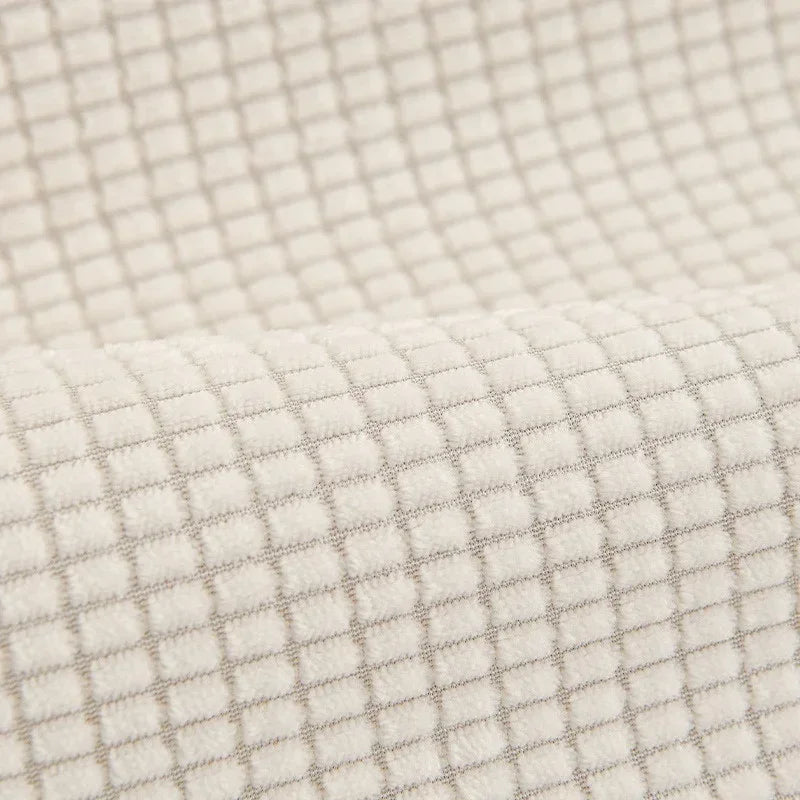 Jacquard Sofa Mat Cover Solid Color L-shaped Sofa Towel Water Repellent Anti-Slip Couch Slipcovers for Living Room Hotel