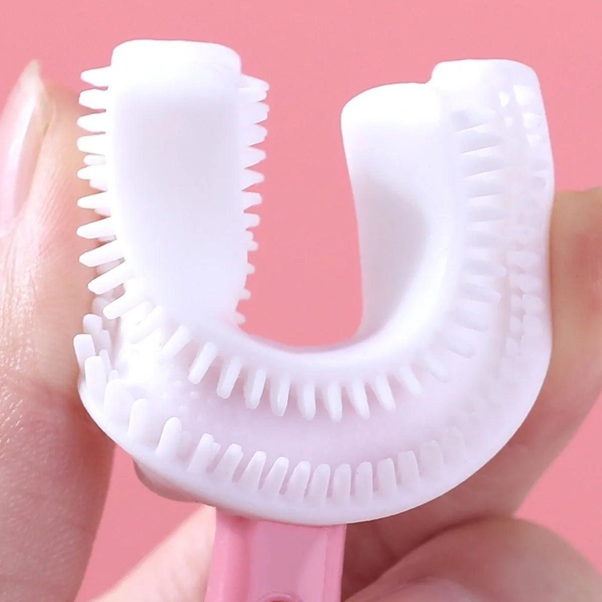 360 Degree U-Shaped Toothbrush BPA Free For Kids 2-12 Years Old Children's oral cleaning toothbrush brushing tool