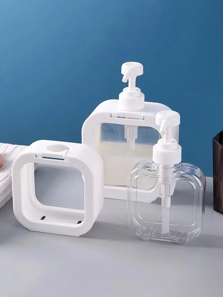 Press-type Portioning Bottles Bathroom Soap Dispensers Refillable Lotion Shampoo Shower Gel Holder Portable Travel Dispensers