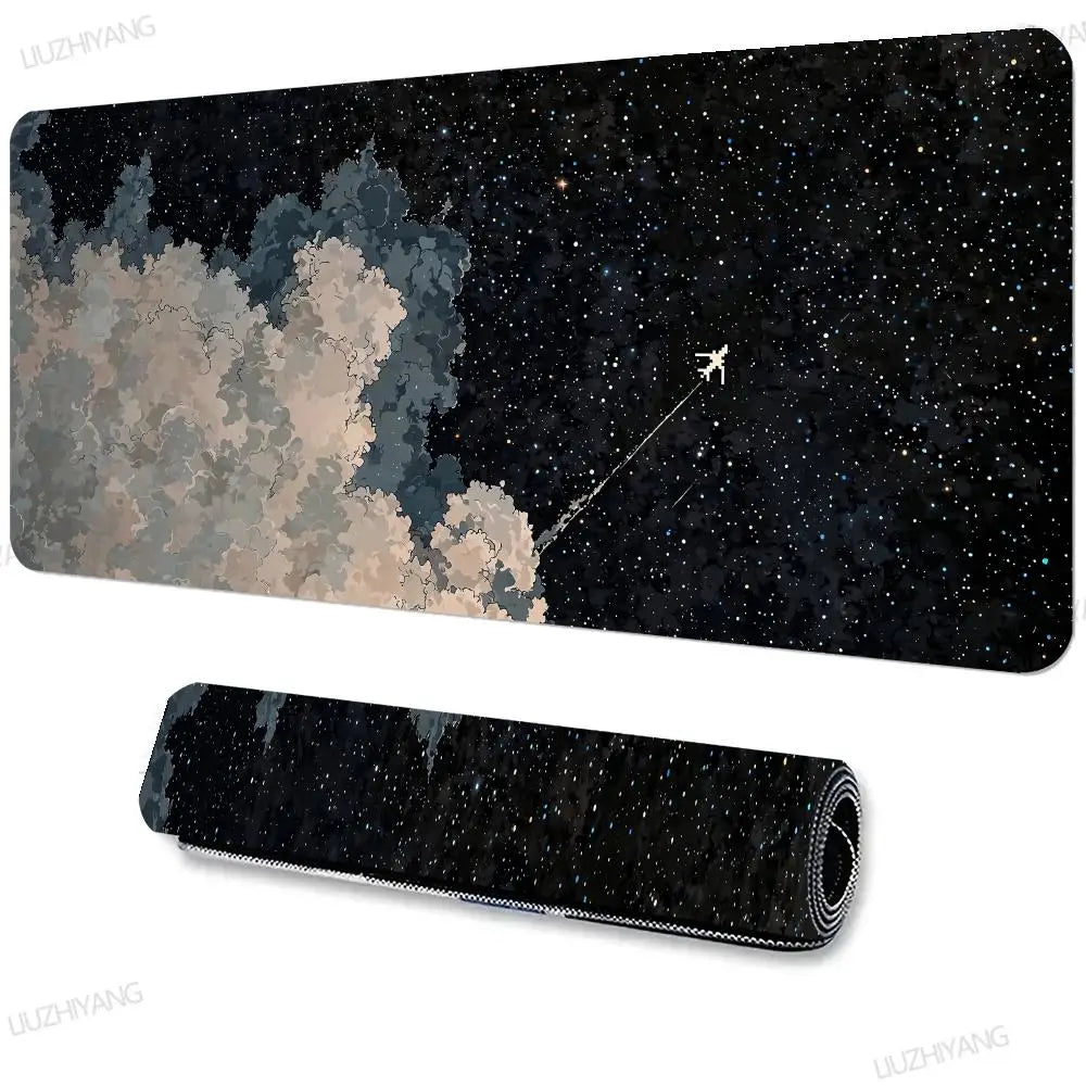 Starry sky abstract art Mouse Pad XXL Desktop Keyboard Pads Game Rubber Anti-slip Desk Mat HD Computer Accessories Long Mousepad