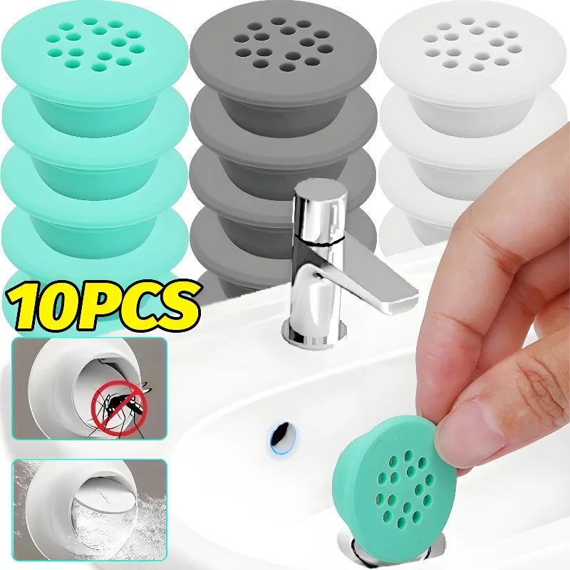 Silicone Sink Hole Overflow Cover Odor-proof Bathroom Wash Basin Seal Stopper Replacement Bathtub Drain Cap Plug Hair Filter