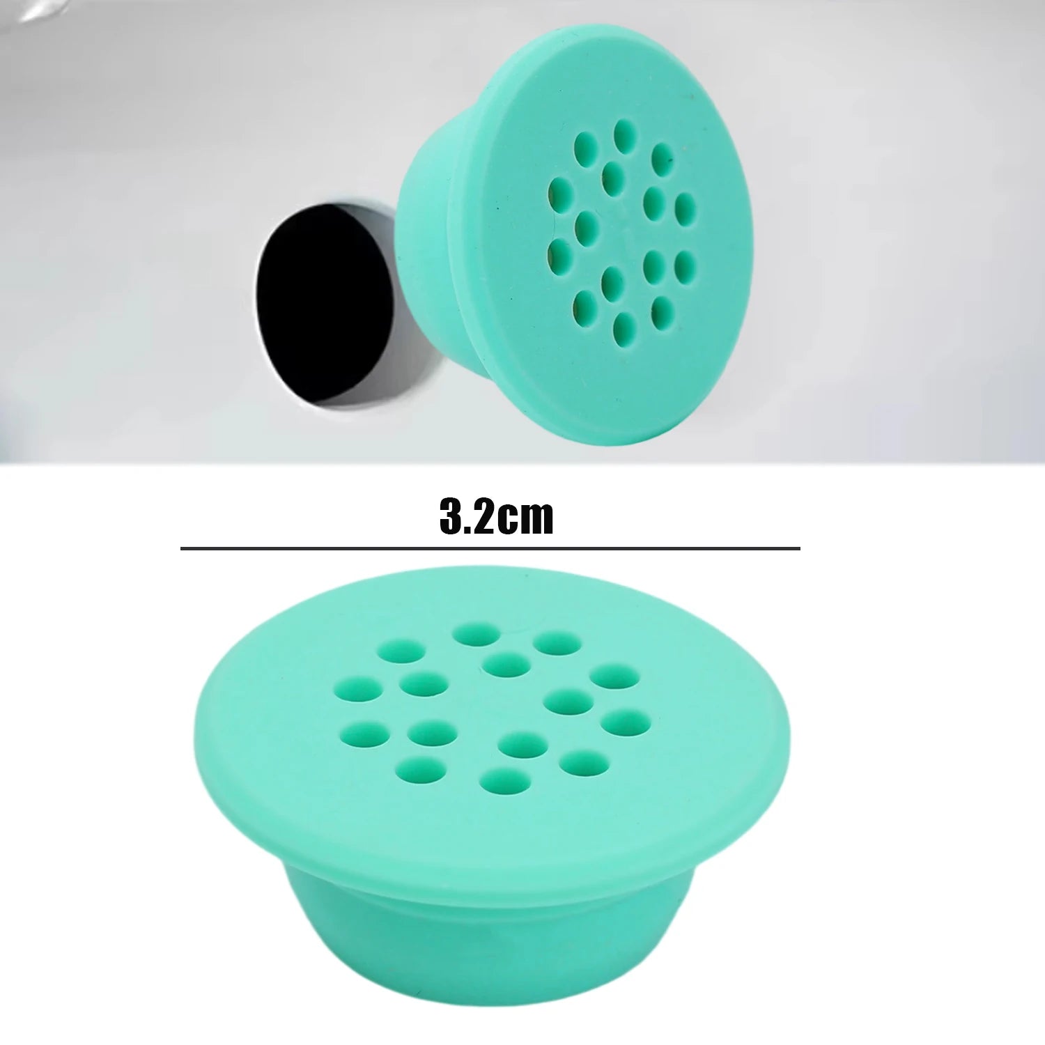 Silicone Sink Hole Overflow Cover Odor-proof Bathroom Wash Basin Seal Stopper Replacement Bathtub Drain Cap Plug Hair Filter