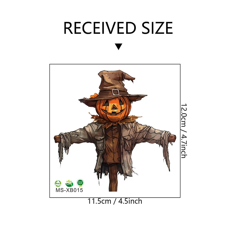 Halloween 3D Floor Wall Stickers Scary Ghost Removable Interior Decoration Scary Atmosphere Bar Party Spooky Decoration Props