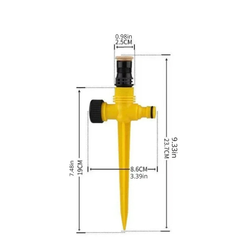 1pc Adjustable 360 Degree Sprinkler Automatic Lawn Irrigation Head in-ground Sprinkler Irrigation Device Water Lawn Sprinkler