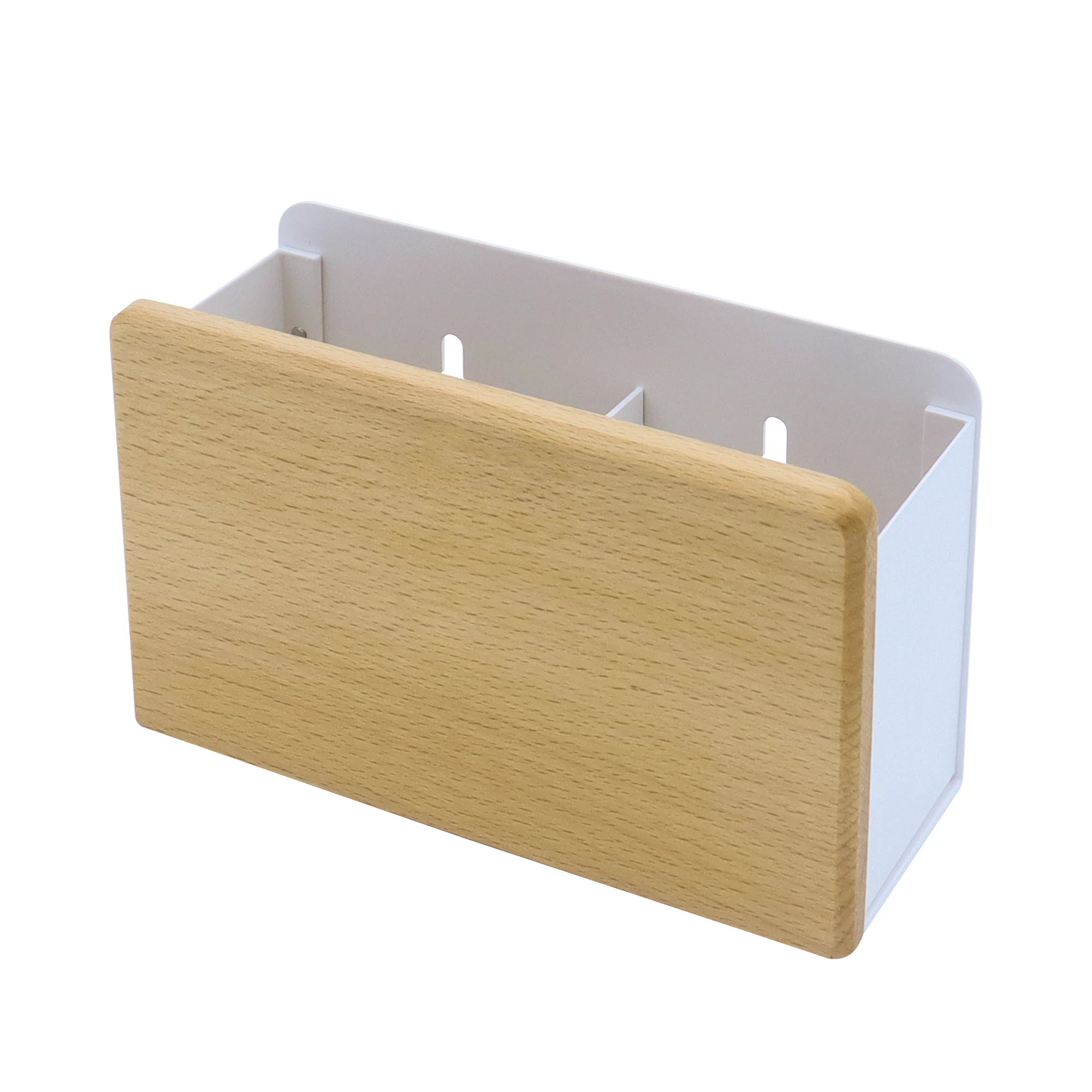 Solid wood Bathroom Storage Rack Punch-free installation Wall mounting Can store toothbrush toothpaste comb and cosmetics