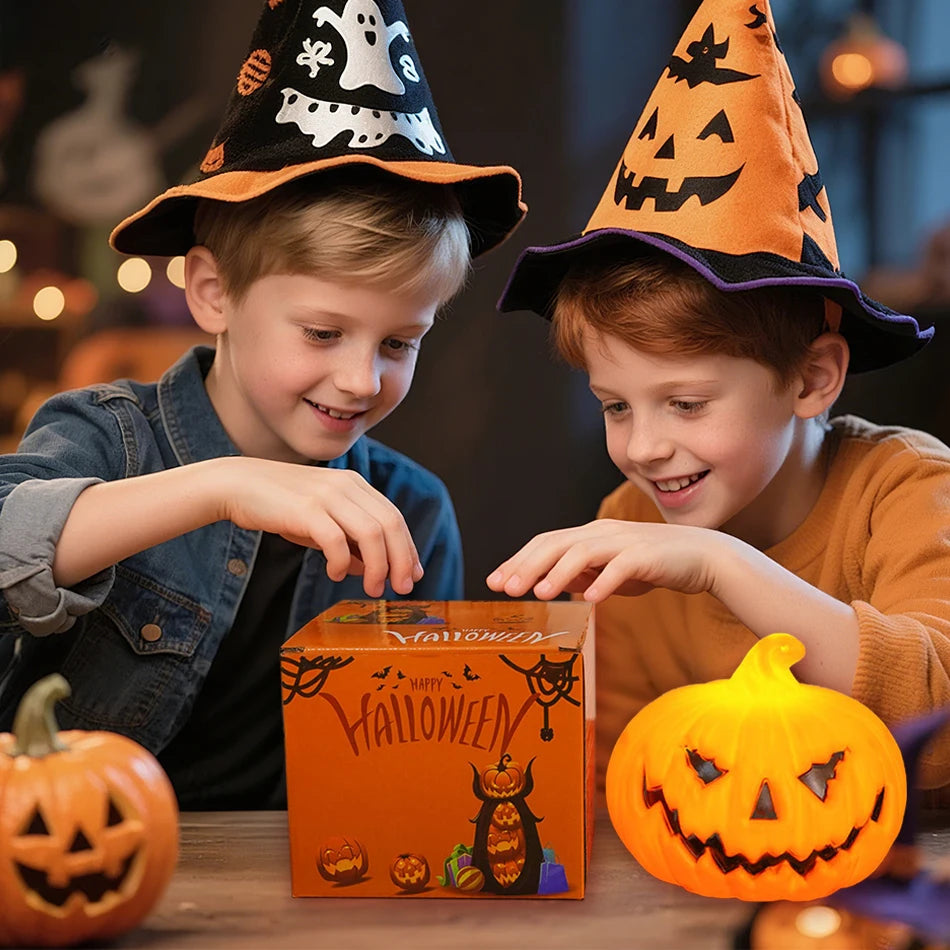 Halloween Led pumpkin lantern Light Home Decoration Candle Lamp Halloween Party Supplies Haunted House Horror Props Kids Gifts