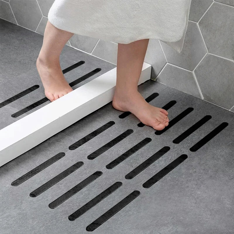 Anti-slip Strips Safety Shower Treads Stickers Bathtub Non Slip Sticker With Scraper Anti Skid Tape For Shower Tub Steps Floor