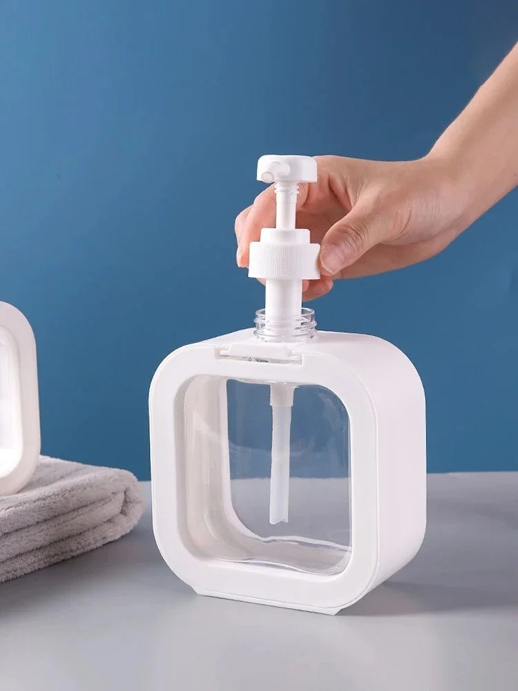 Press-type Portioning Bottles Bathroom Soap Dispensers Refillable Lotion Shampoo Shower Gel Holder Portable Travel Dispensers