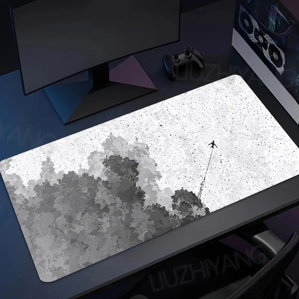 Starry sky abstract art Mouse Pad XXL Desktop Keyboard Pads Game Rubber Anti-slip Desk Mat HD Computer Accessories Long Mousepad