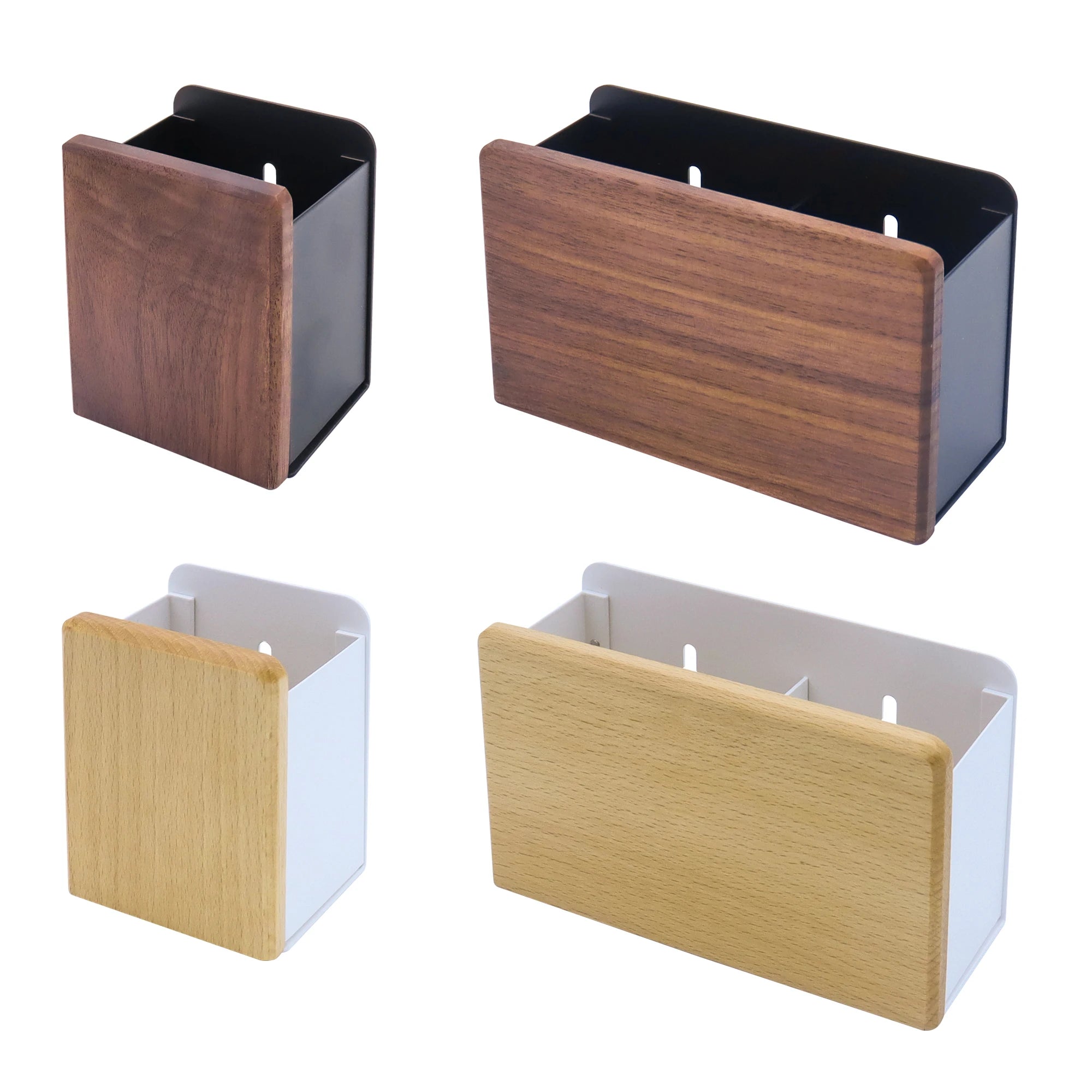 Solid wood Bathroom Storage Rack Punch-free installation Wall mounting Can store toothbrush toothpaste comb and cosmetics