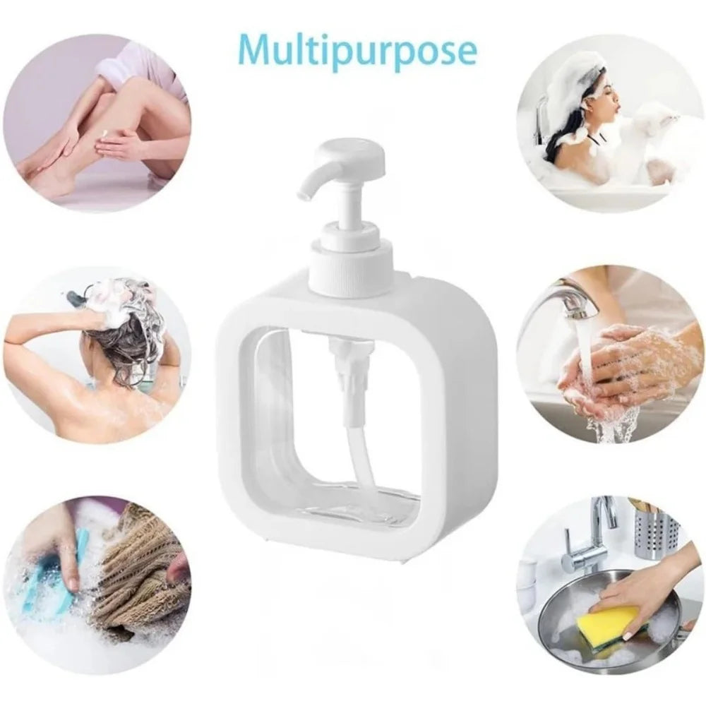 Press-type Portioning Bottles Bathroom Soap Dispensers Refillable Lotion Shampoo Shower Gel Holder Portable Travel Dispensers