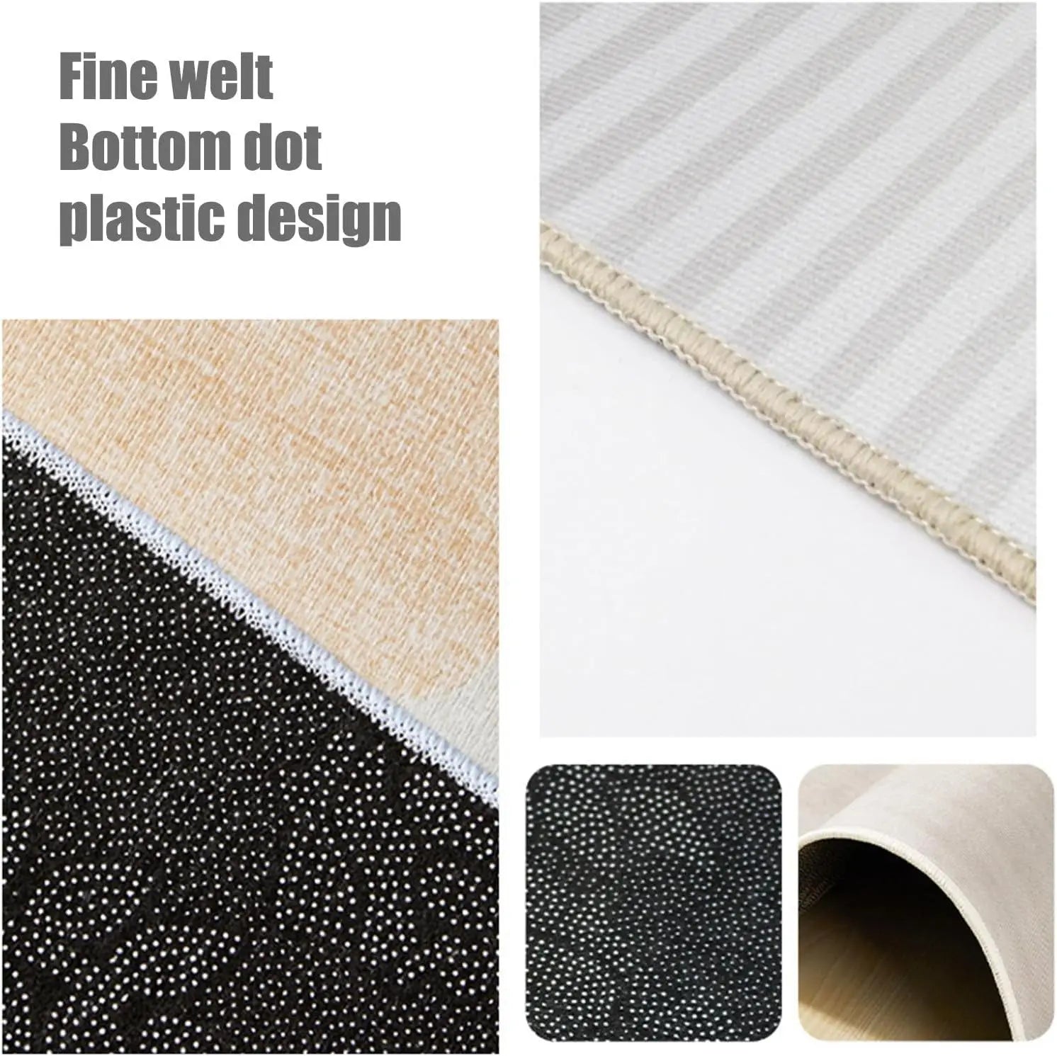 VIKAMA 2pcs Halloween Kitchen Carpet, Indoor And Outdoor Welcome Doormat, Bedroom And Living Room Floor Mat, Home Decoration