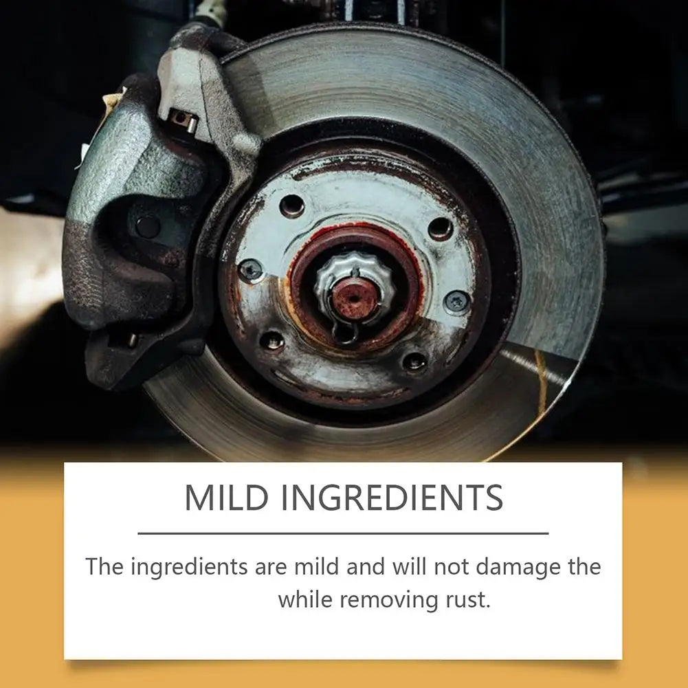 Rust Remover Spray 120ml Car Iron Remover Spray Long-lasting Auto Detailing Cleaner Automobile Maintenance Supplies For Bod N2O2