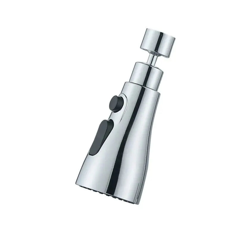 1pc Faucet Extender Metal Alloy,Three Modes,Head Water Saver Home Extended Shower Spray Filter